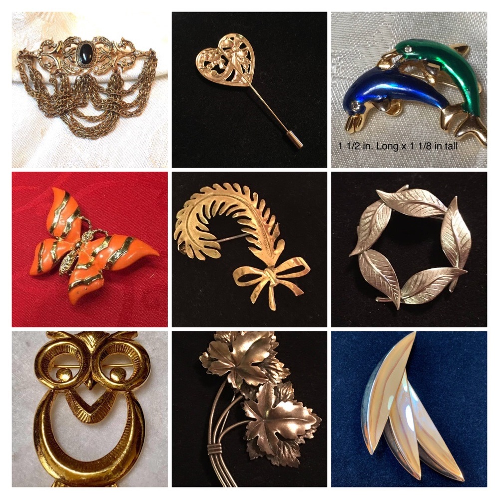 12 Brooches for 50